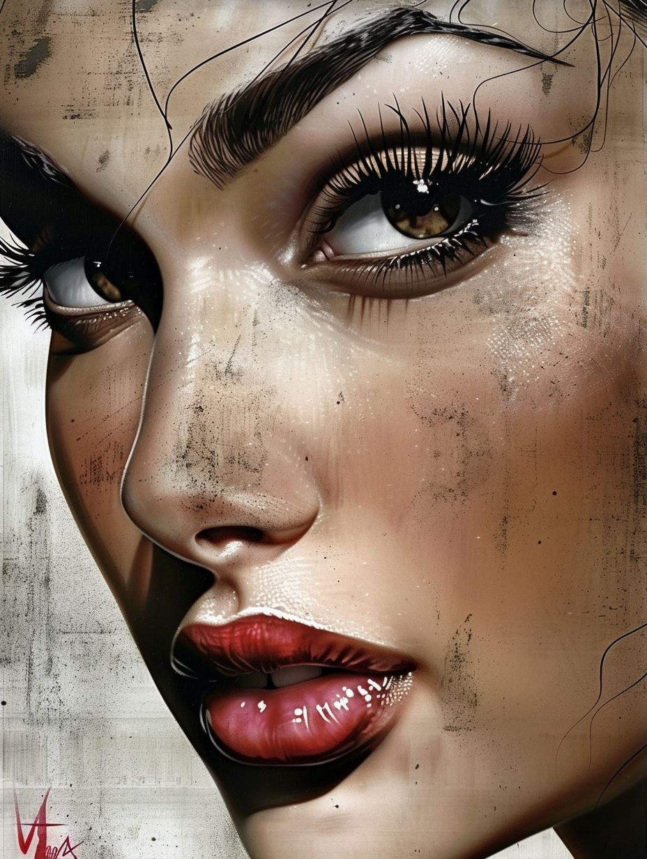 Gritty Glamour Portrait
