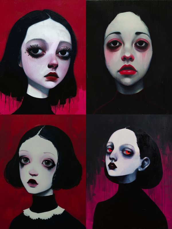 Melancholy Gaze of Pale Souls