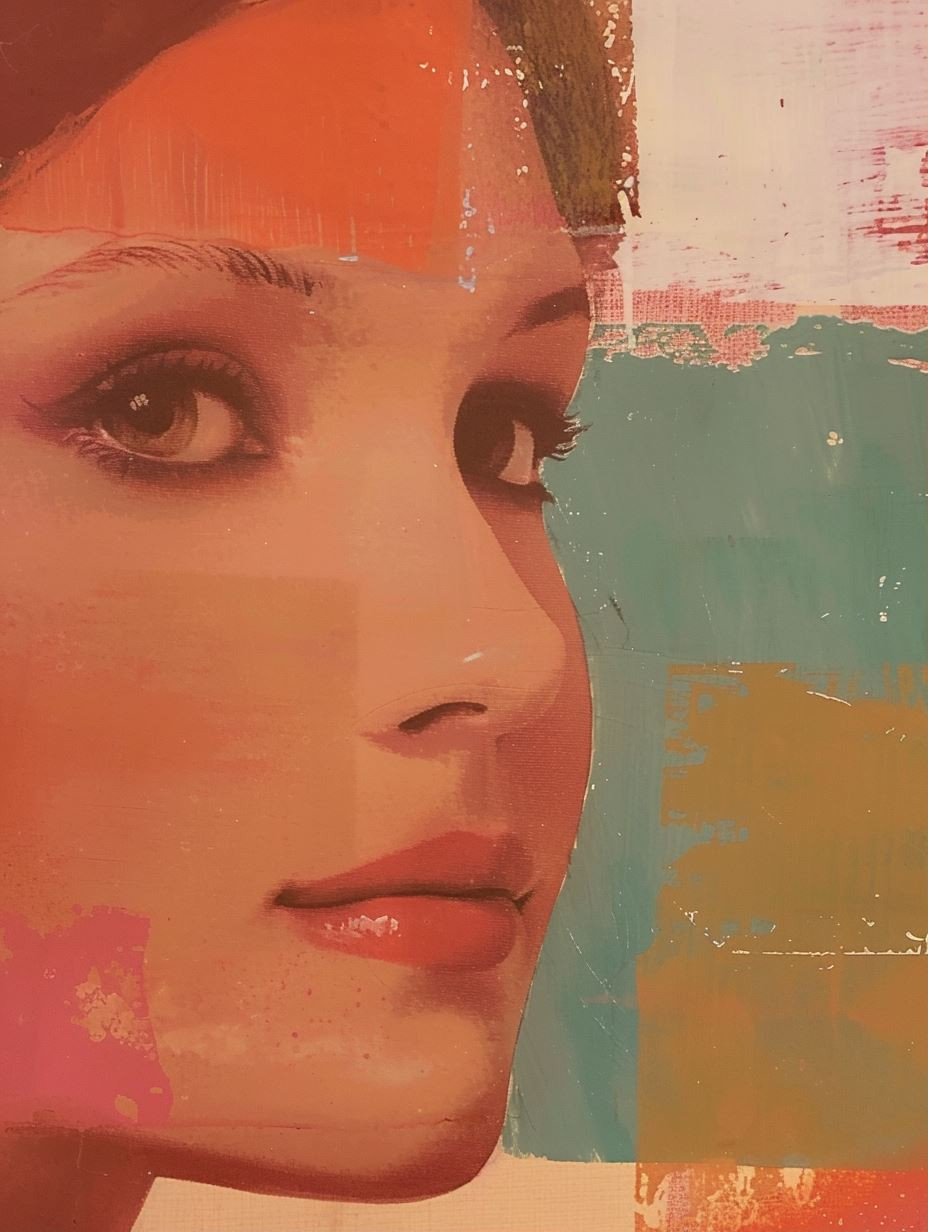 Abstract Mixed Media Portraiture