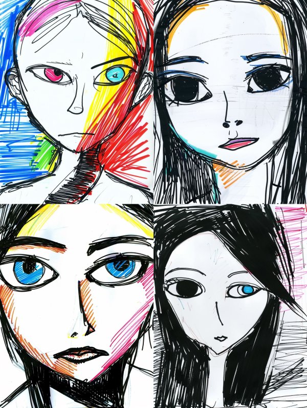 Chromatic Scribble Soul