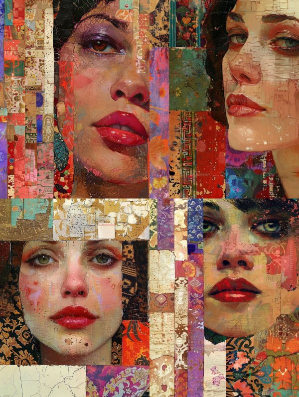Fragmented Mosaic of Eternal Beauty