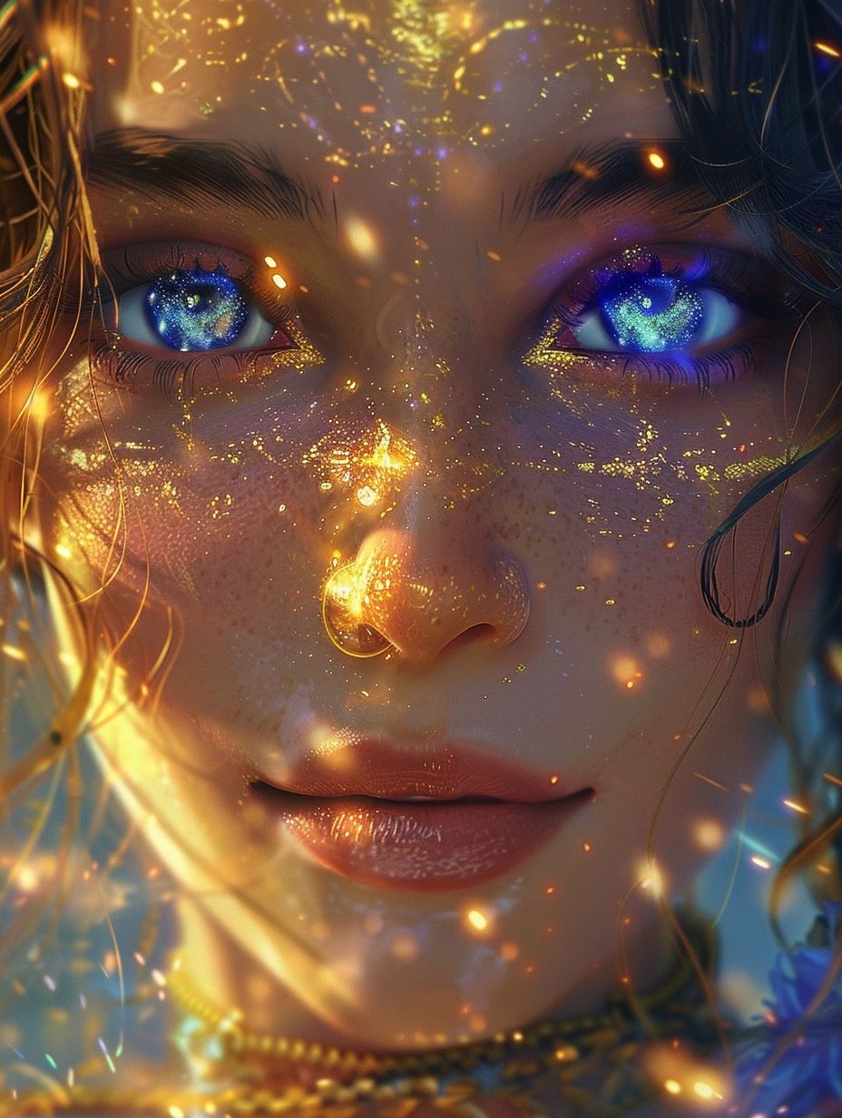 Golden Celestial Blueprint
