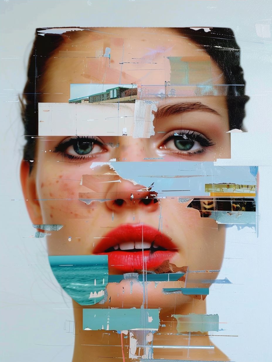 Digital Fracture Portrait