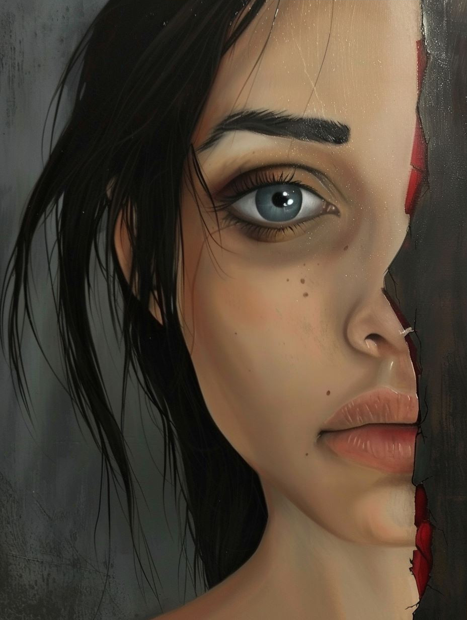Hyper-Realistic Folded Paper Portrait