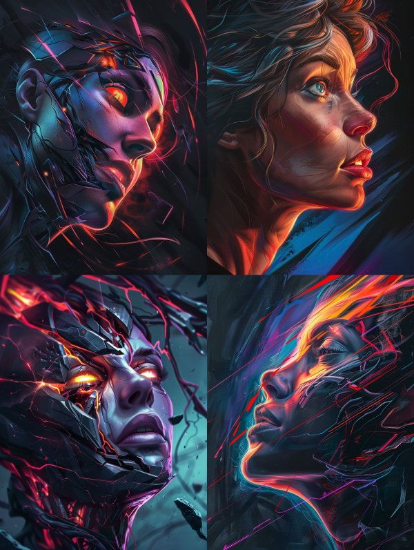 Shattered Neon Soul