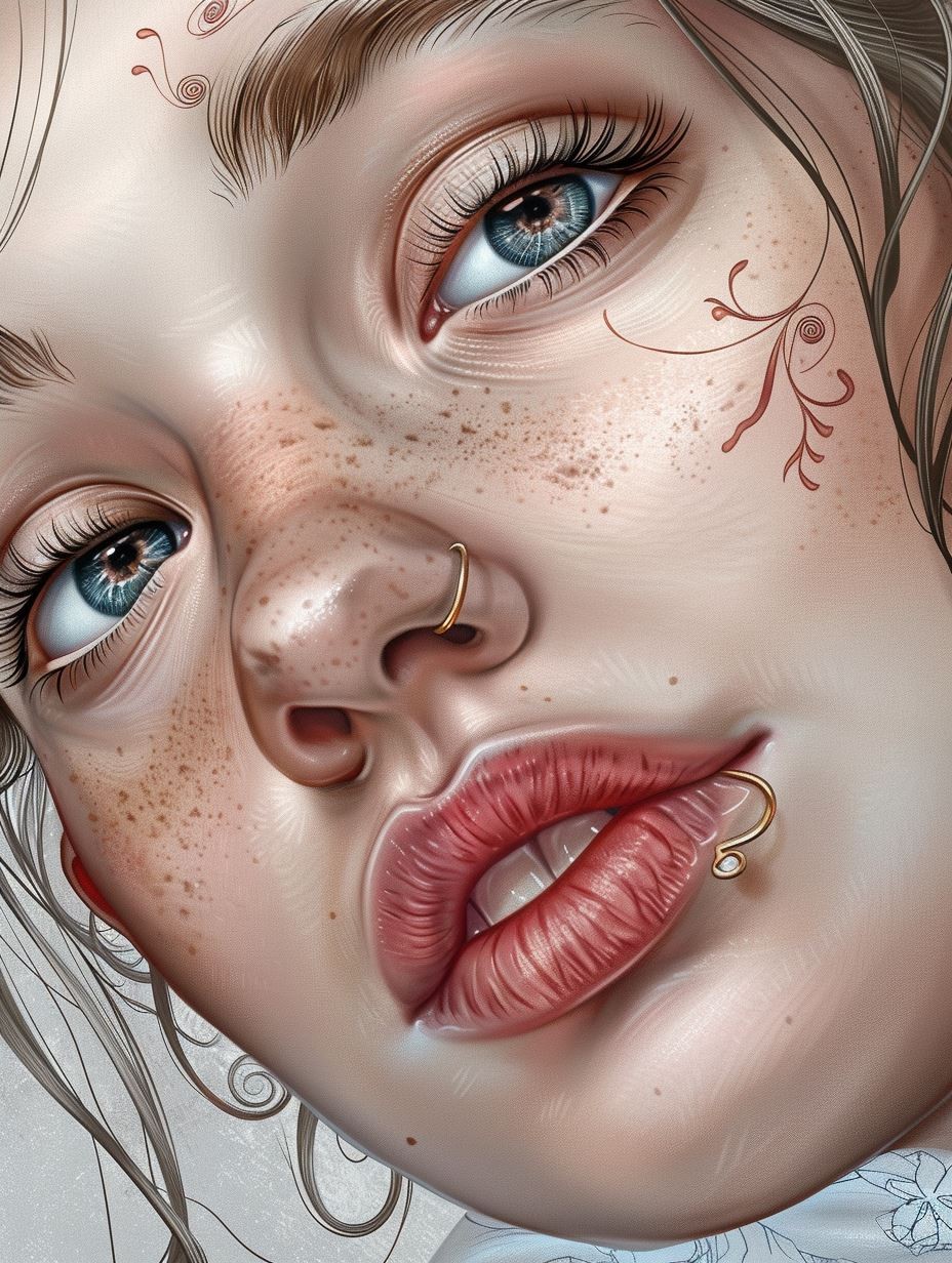 Sun Kissed Digital Portrait - Image 4