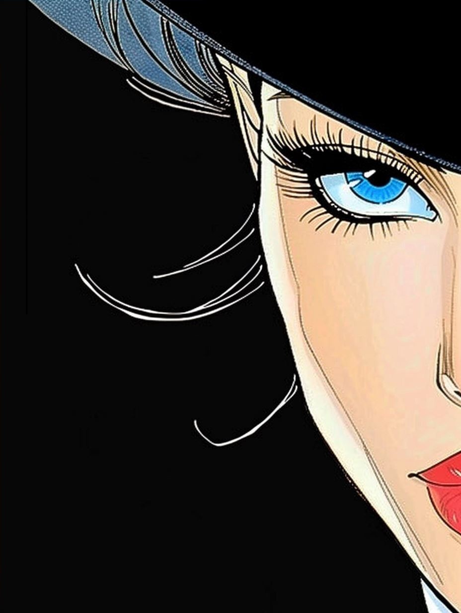 Vibrant Comic Muse