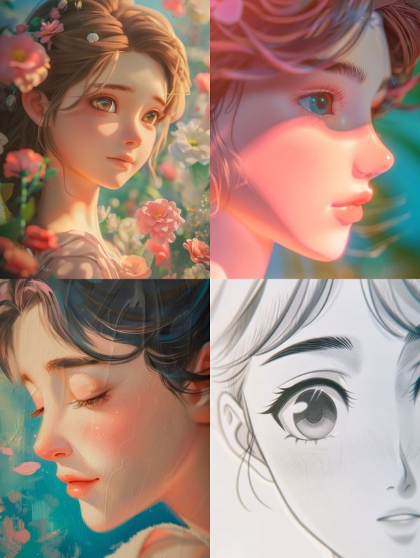 Floral Dream Ethereal Portrait