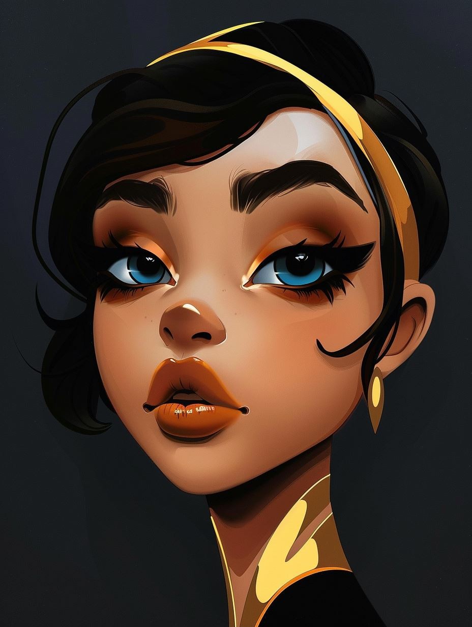 Golden Gaze Elegance 2 - Image 1