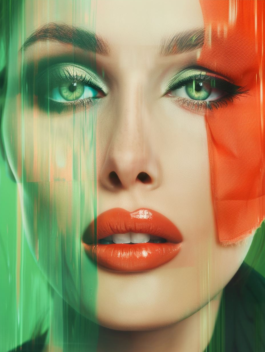 Dewy Neon Gloss Portrait
