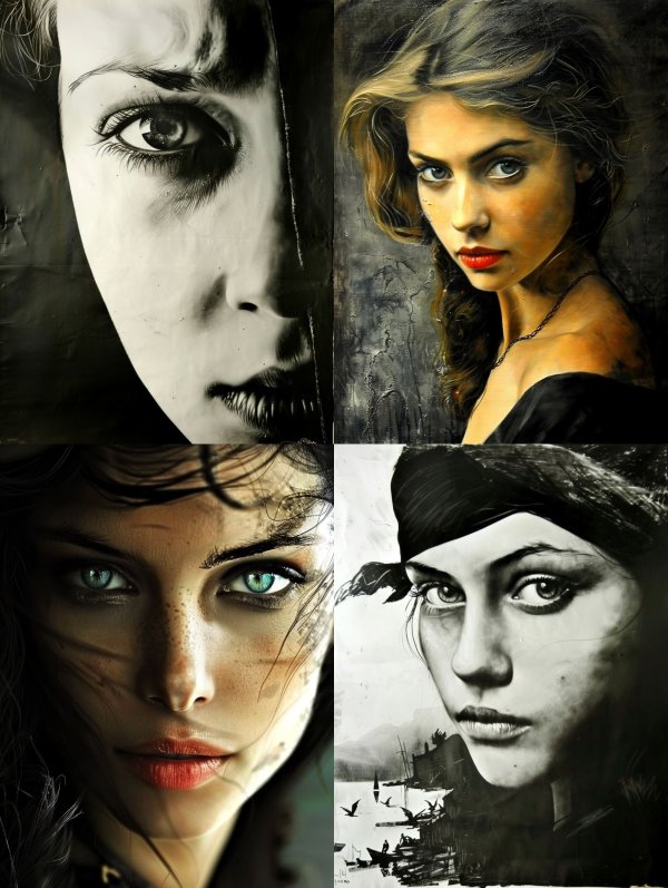 Dramatic Noir Portrait Study