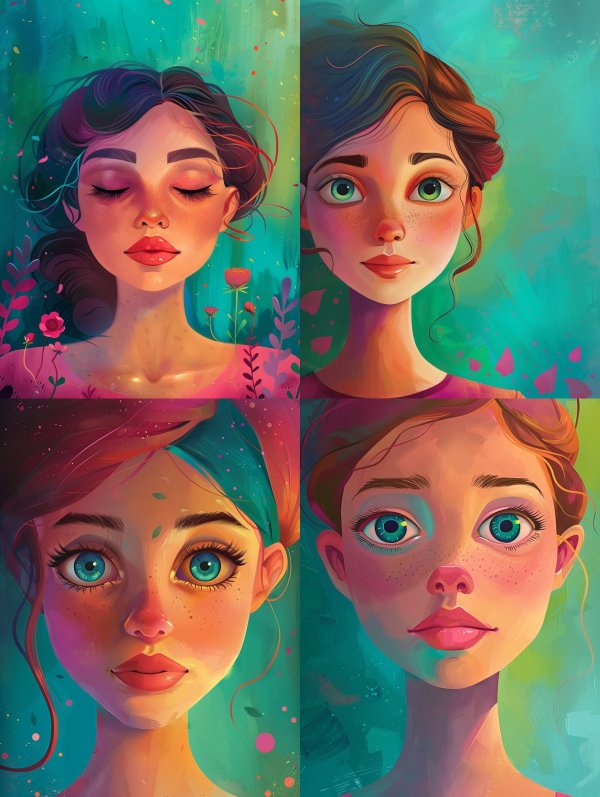 Dreamy Ethereal Floral Portrait