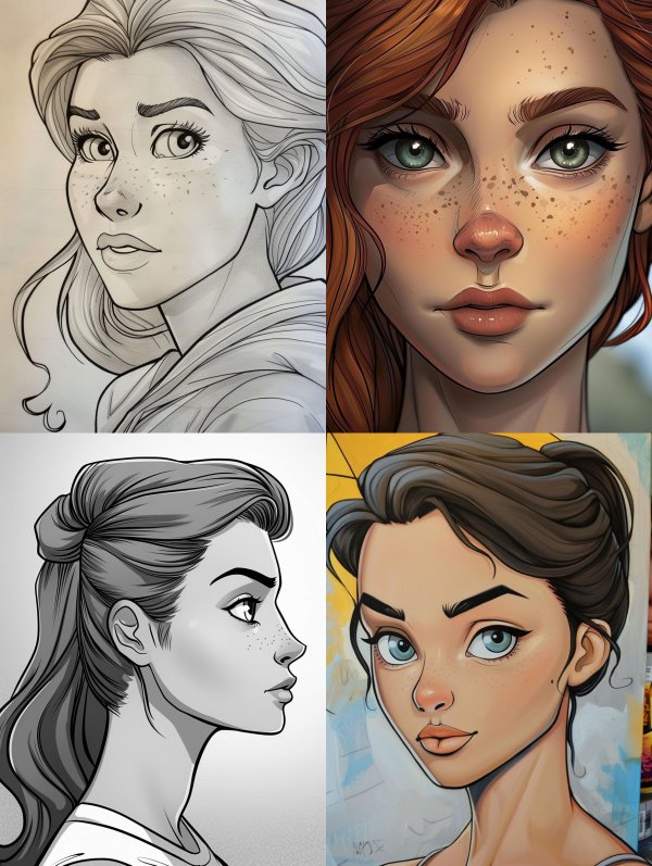Digital Portrait Art Evolution