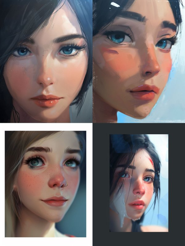 Ethereal Azure Gaze