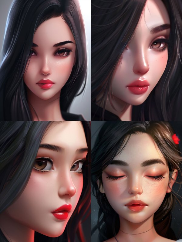 Ethereal Digital Portrait Glow