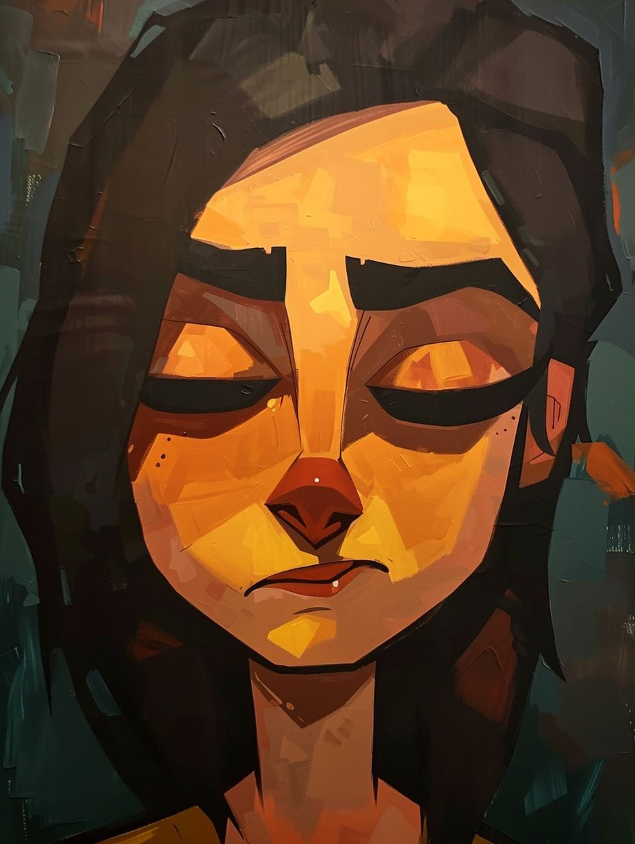 Golden Hour Stylized Portrait