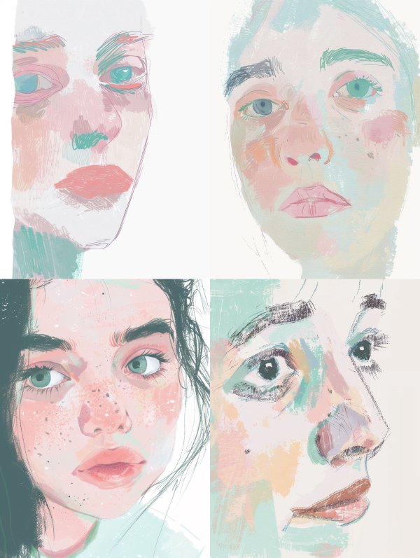 Pastel Ethereal Portrait