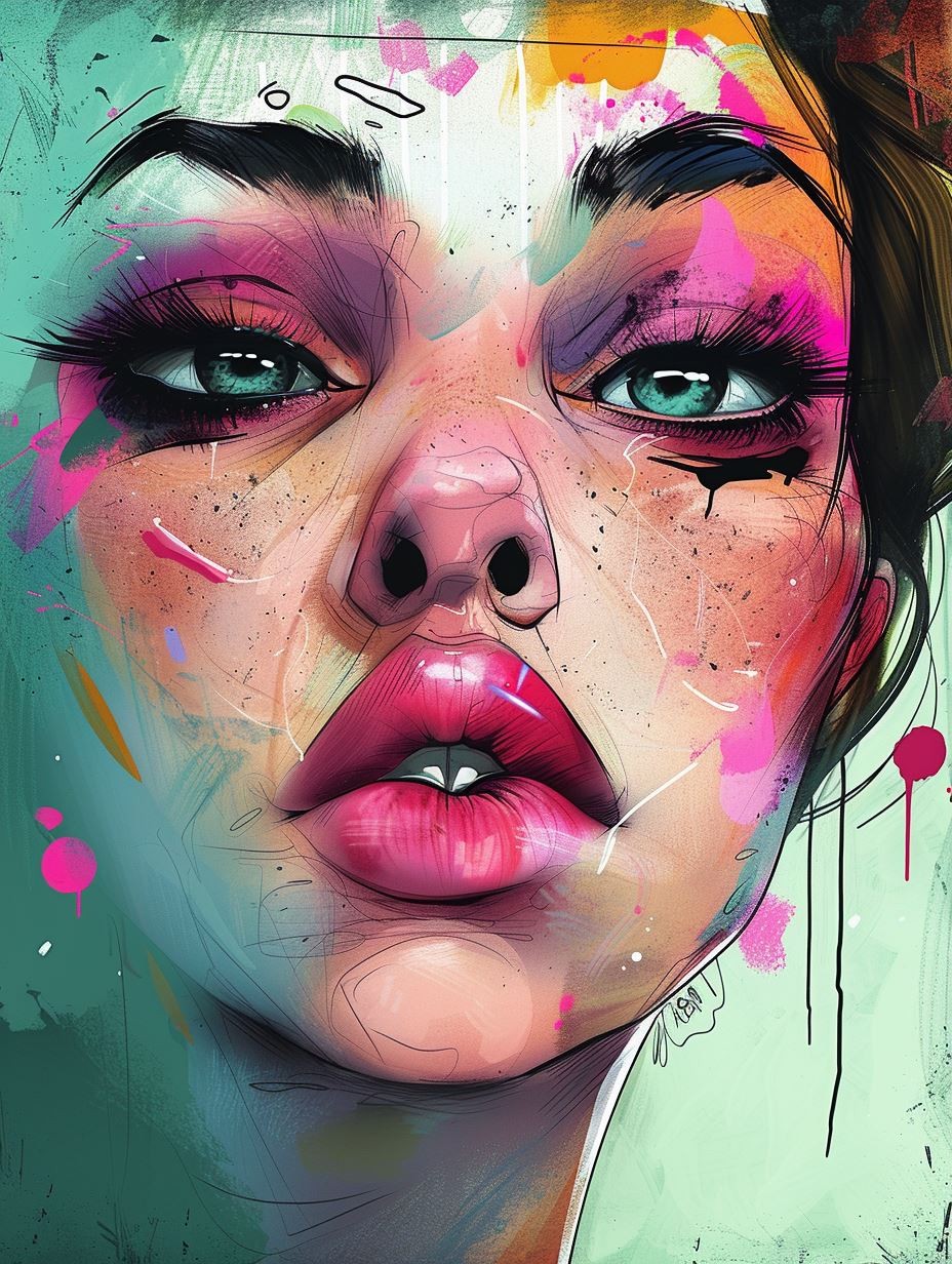 Vibrant Urban Muse - Image 3