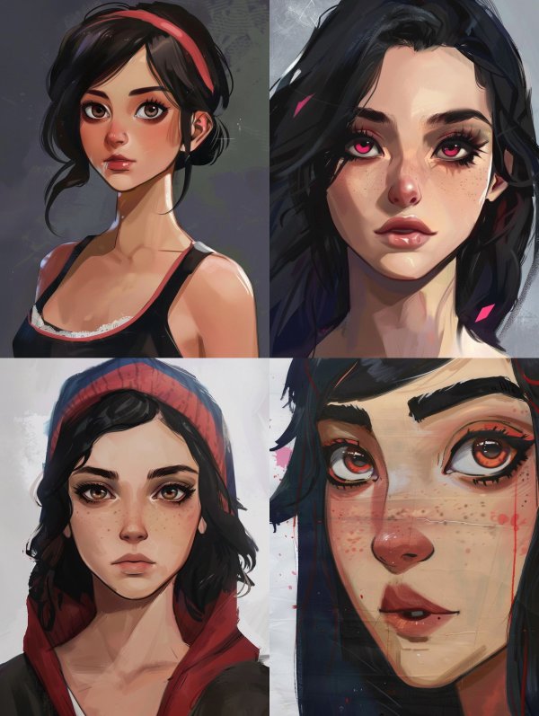 Velvet Gaze Portrait