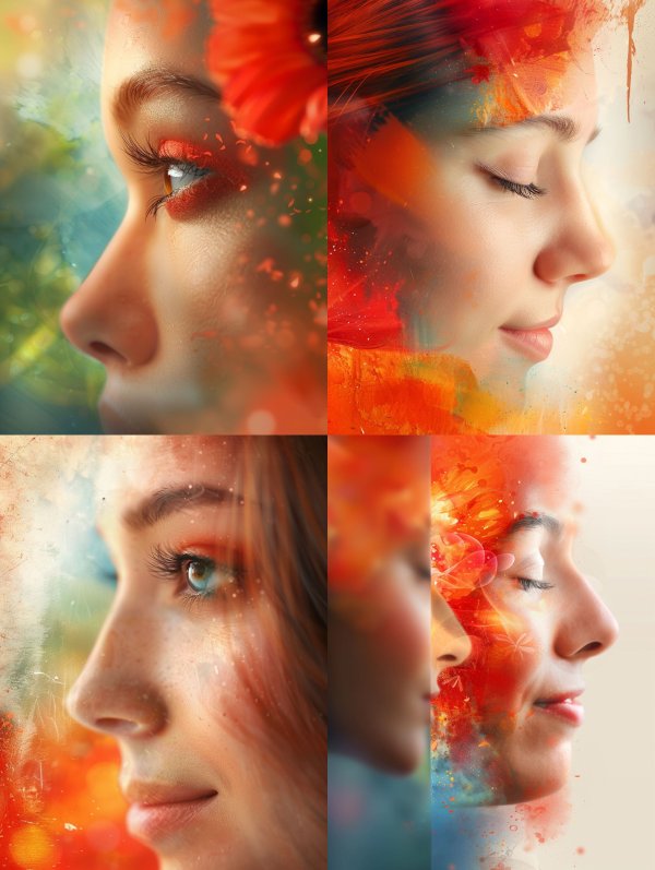Floral Gaze in Ethereal Light