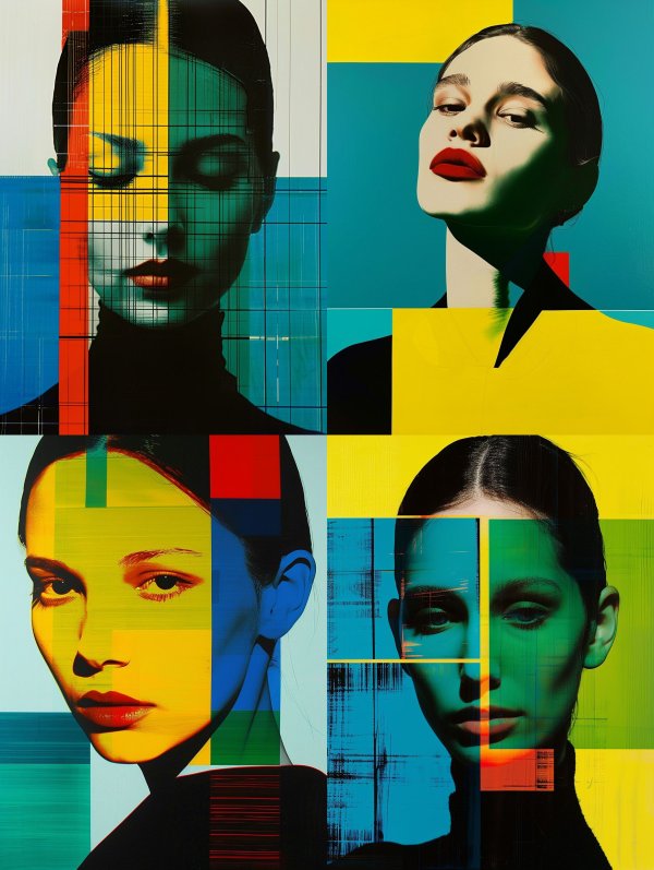 Chromatic Prism Portrait