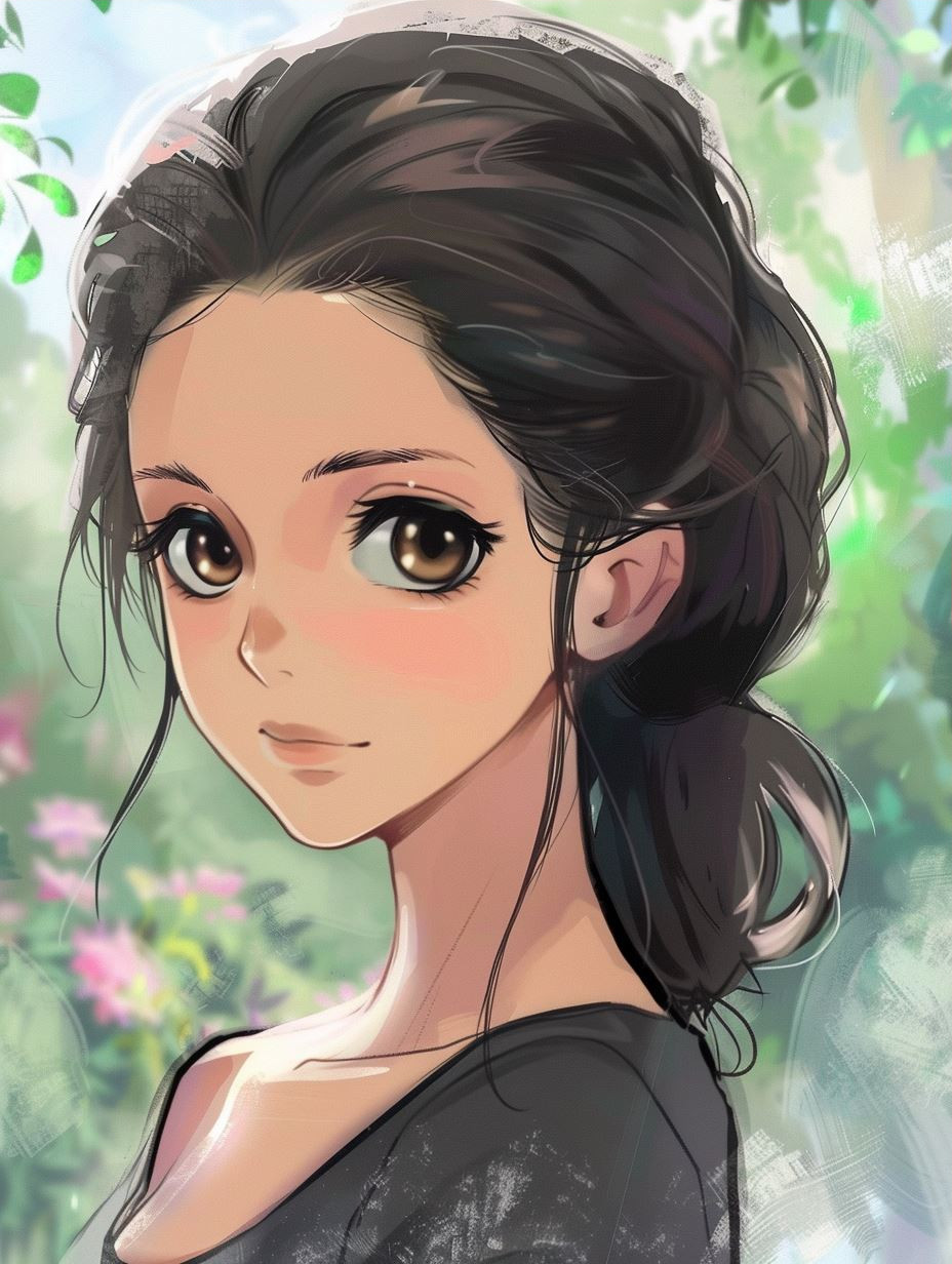 Ethereal Digital Portrait Study