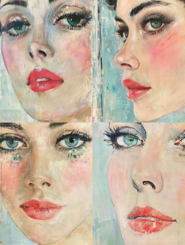 Ethereal Canvas Gaze