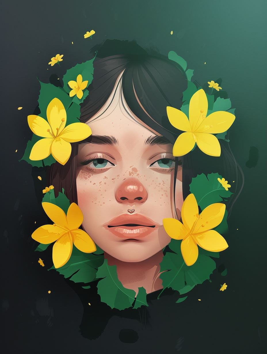 Floral Dream Portrait 2