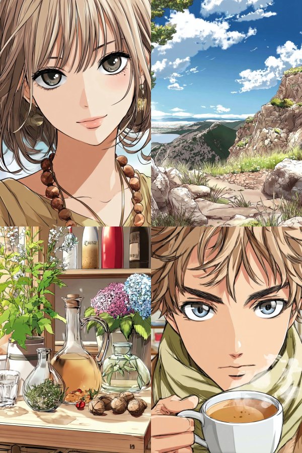 Serene Anime Elegance