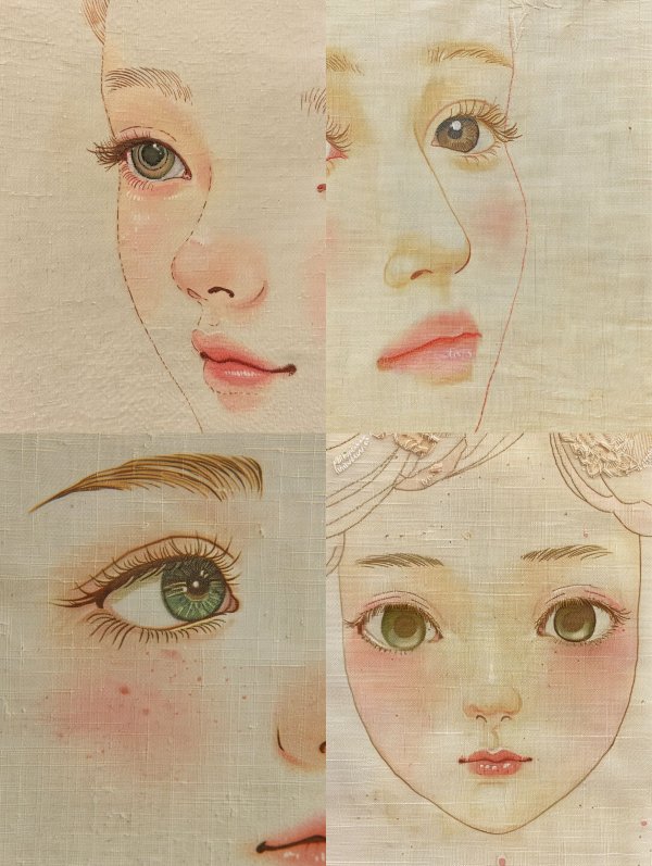 Ethereal Linen Portrait