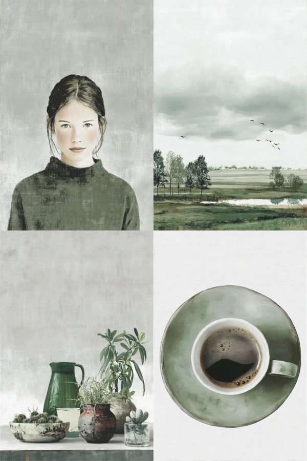 Muted Elegance Portrait