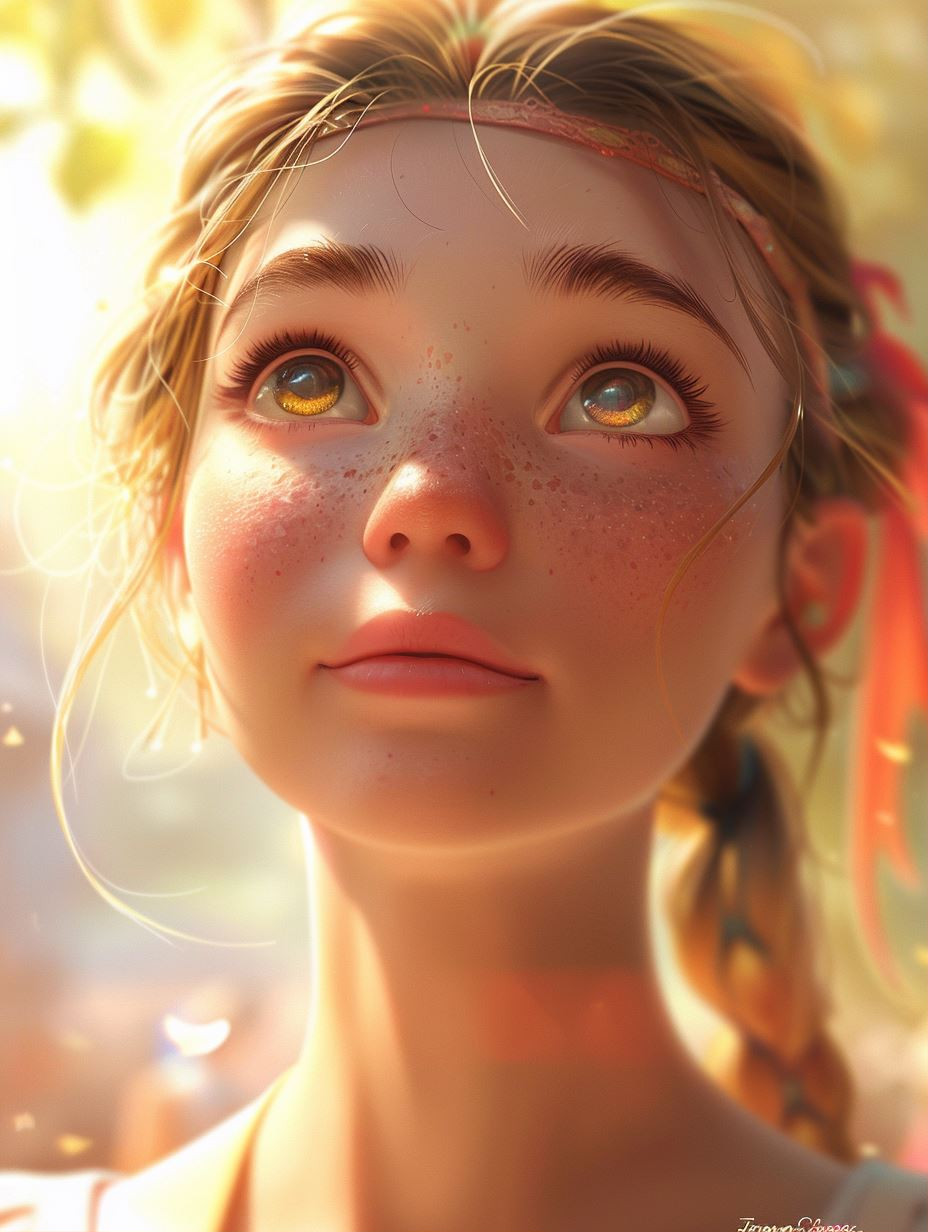 Golden Hour Dreamy Portrait