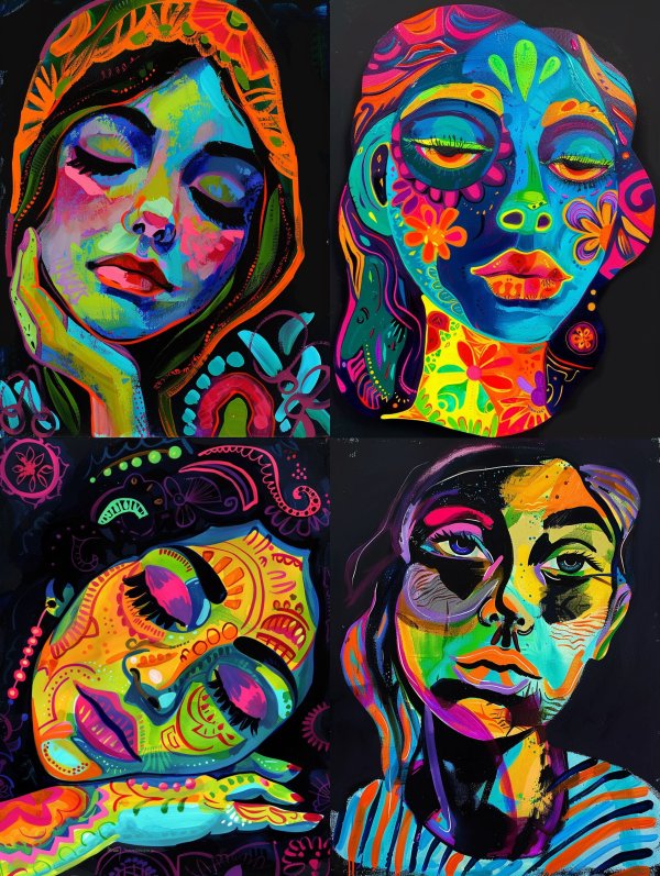Neon Soul Portrait