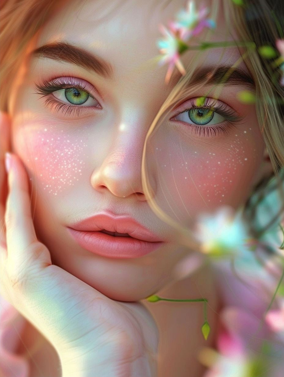 Ethereal Glow of Lunar Beauty