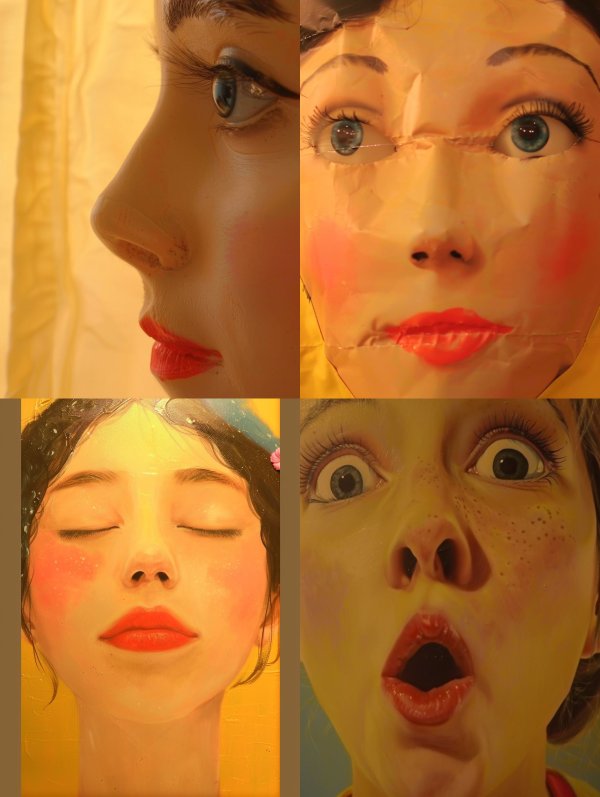 Golden Plastic Gaze