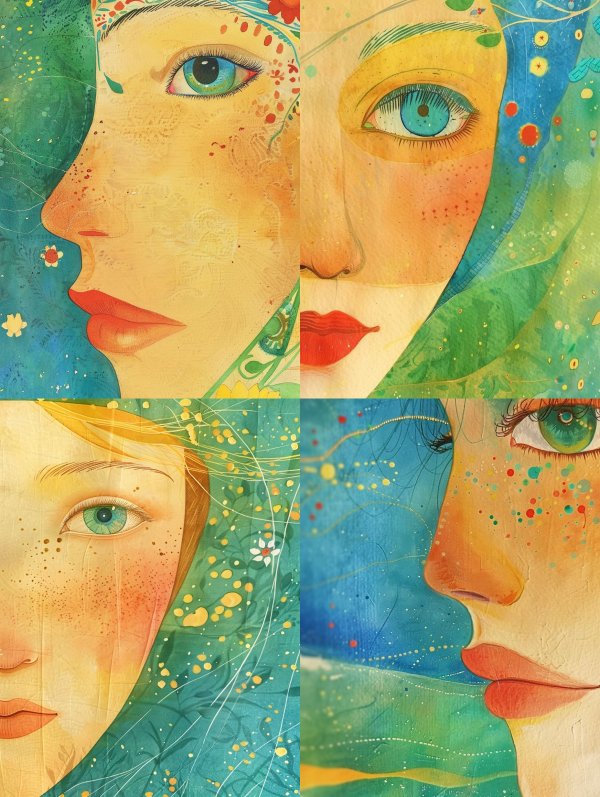 Ethereal Golden Gaze
