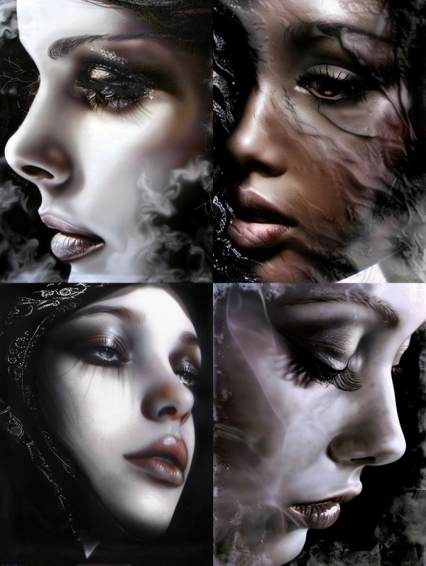 Ethereal Smoke Portrait