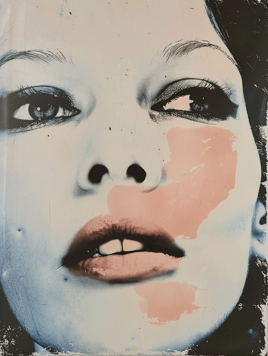 Modern Pop Art Portrait Study