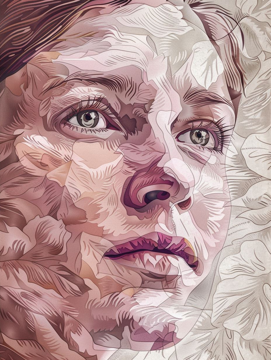 Organic Topographic Portrait Study