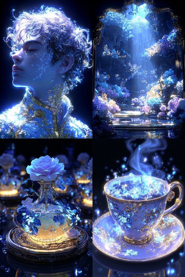 Celestial Azure Radiance