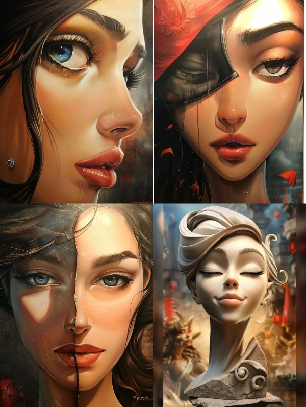 Ethereal Gaze of Melancholy