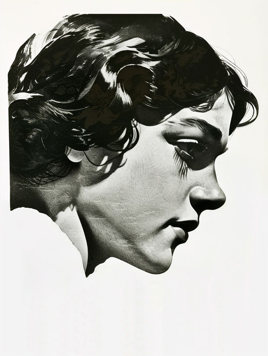 Vintage Pulp Portrait