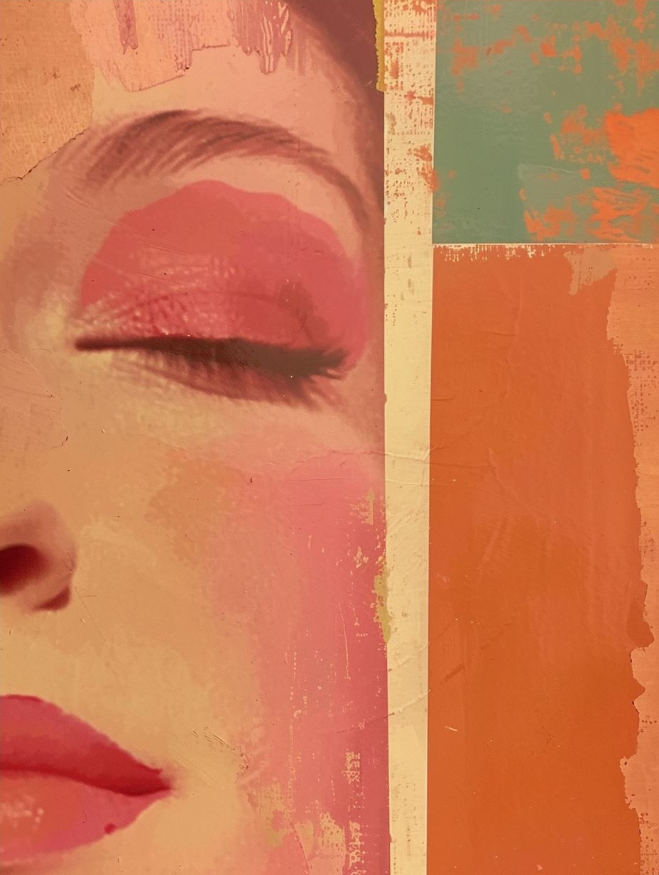 Abstract Mixed Media Portraiture