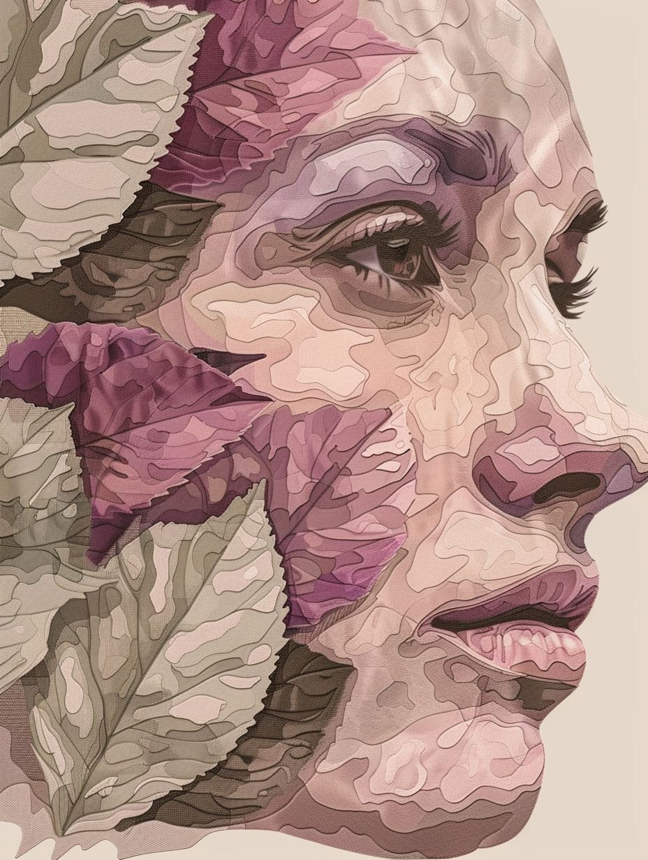 Organic Topographic Portrait Study