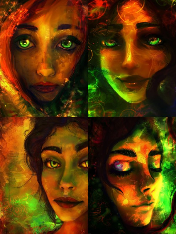 Amber Ember Gaze