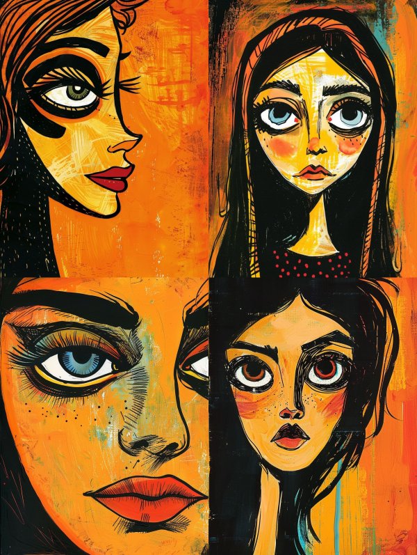 Vibrant Pop Art Portrait