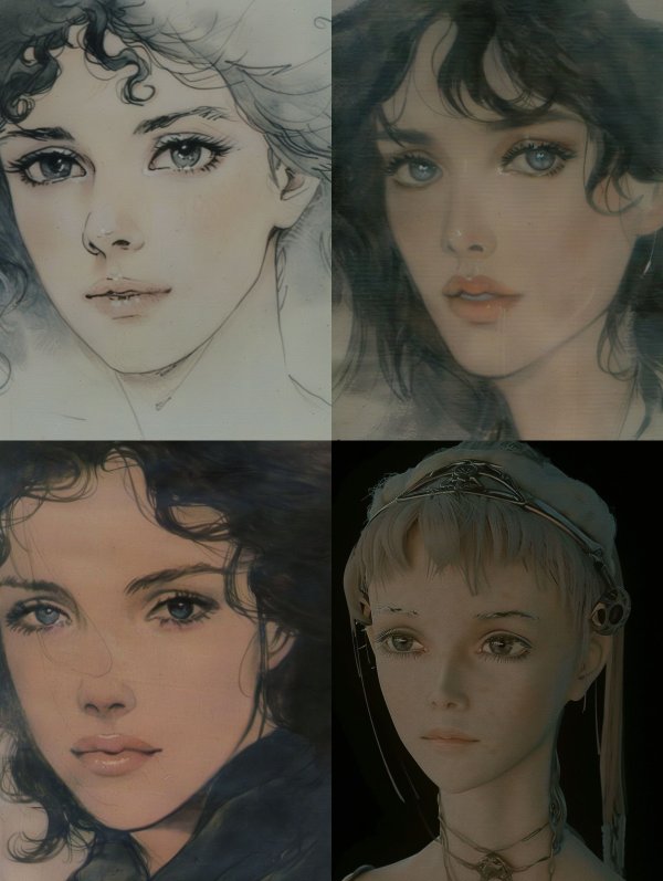 Ethereal Charcoal Muse