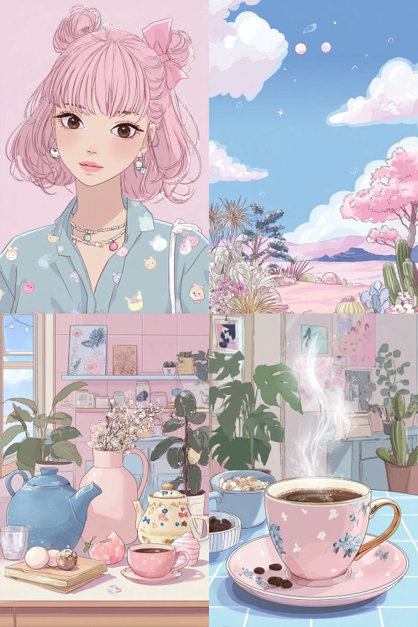 Pastel Dream Portrait