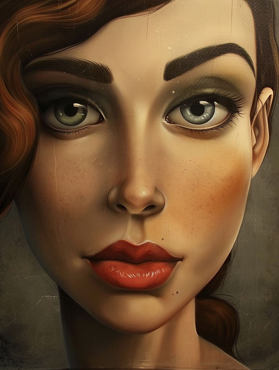 Ethereal Monochrome Portrait Study