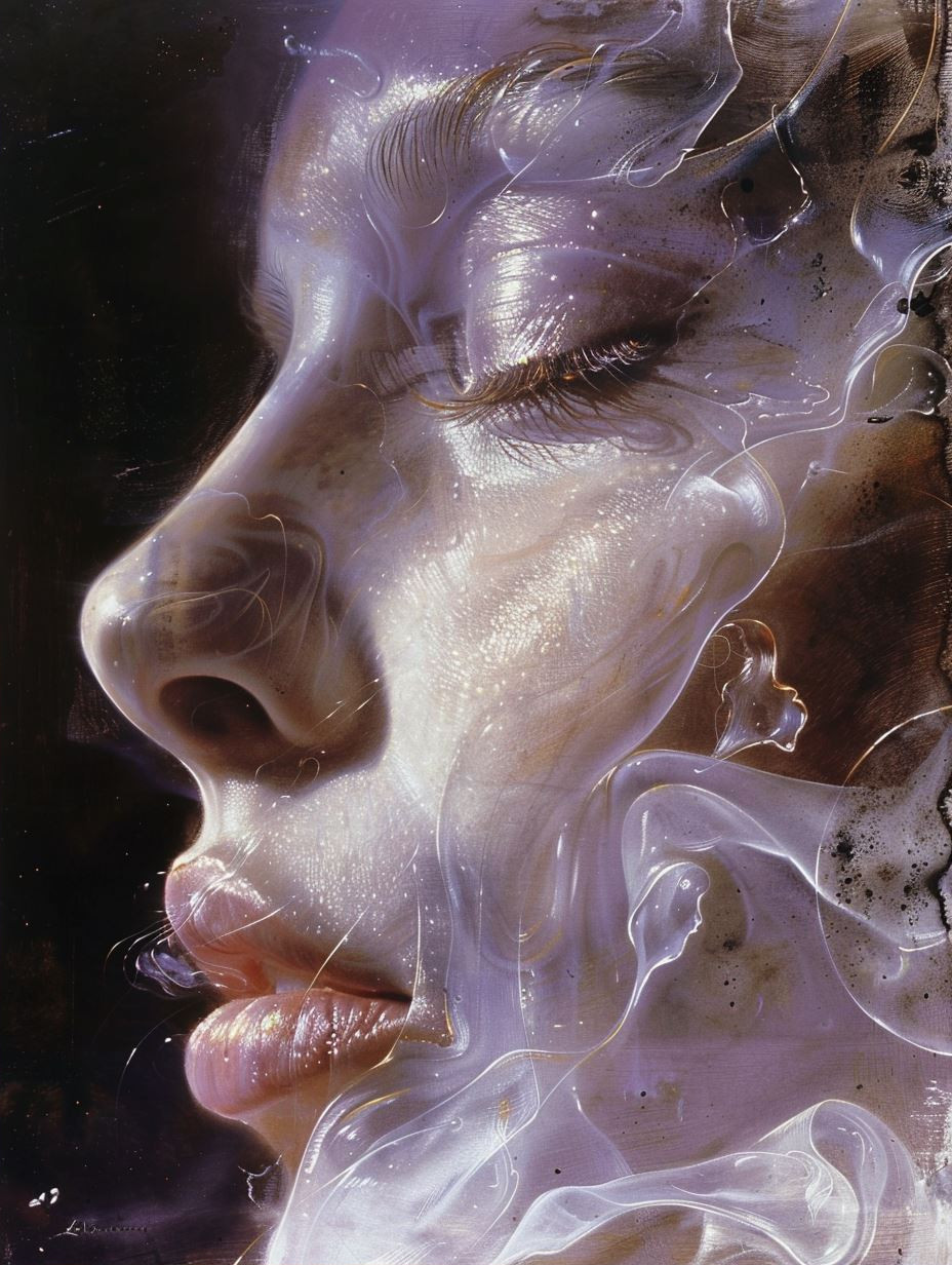 Ethereal Liquid Gaze